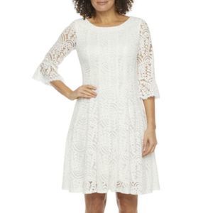 Madison Leigh White Dress Size 6 NWT